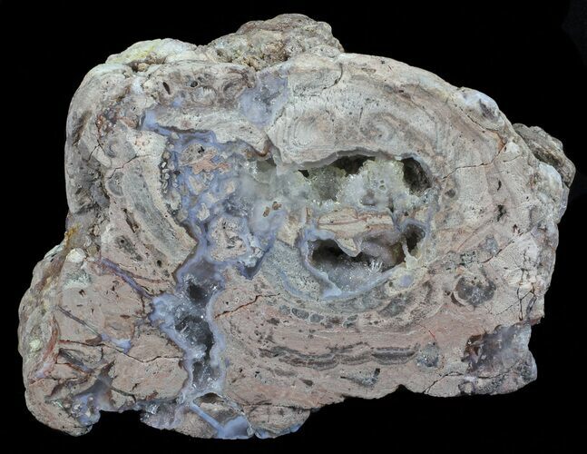 Crystal Filled Dugway Geode (Polished Half) #67512